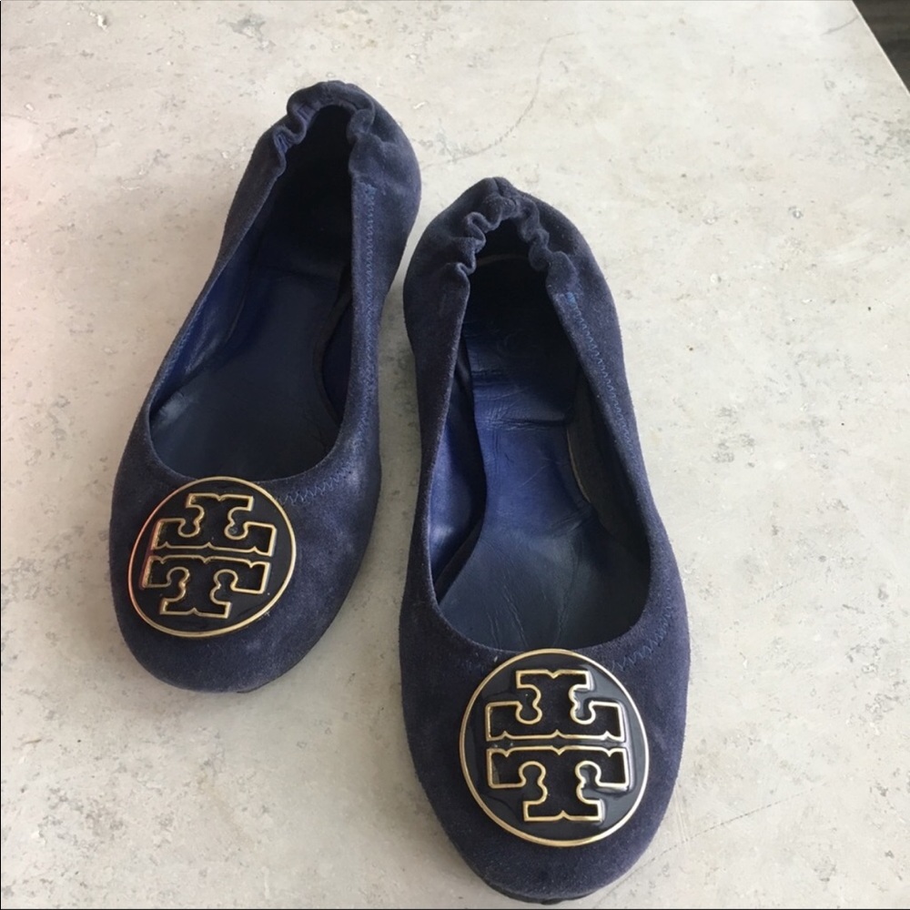 Tory Burch Suede Reva Ballet Flats, 6.5